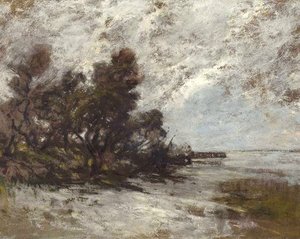 Scène de plage - Edward B. Gay